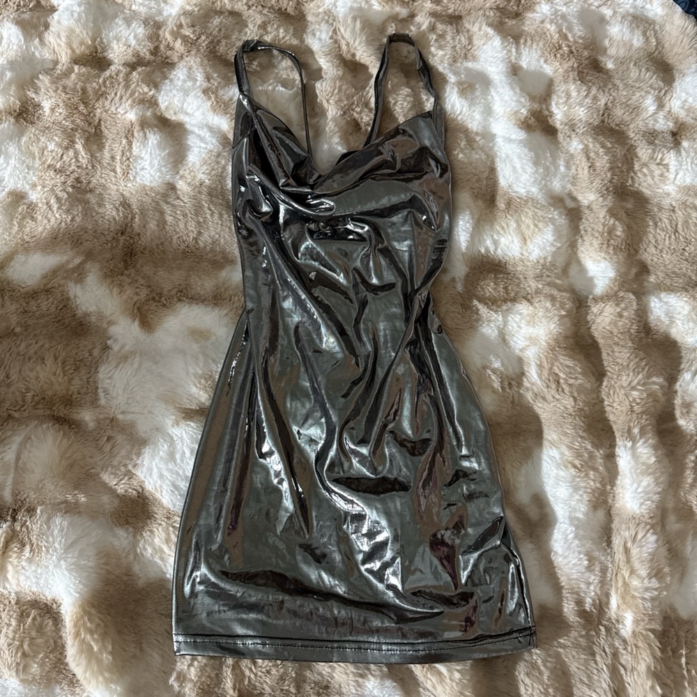 Shiny Metallic Dress